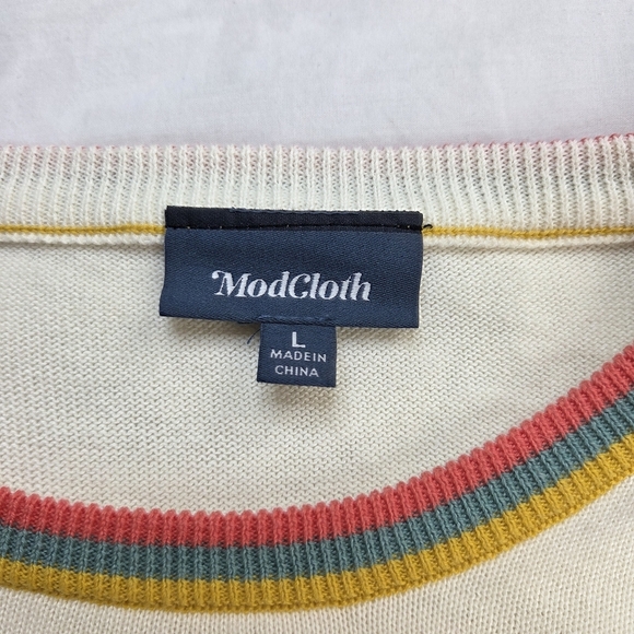 ModCloth Future Looks Vim Knit Sweater Size L - Picture 8 of 14